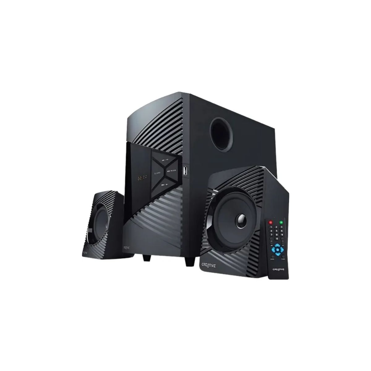 CREATIVE - PARLANTE CREATIVE E2500 2.1 30W/60W BT/ FM/ USB/ 3.5MM 220V NEGRO