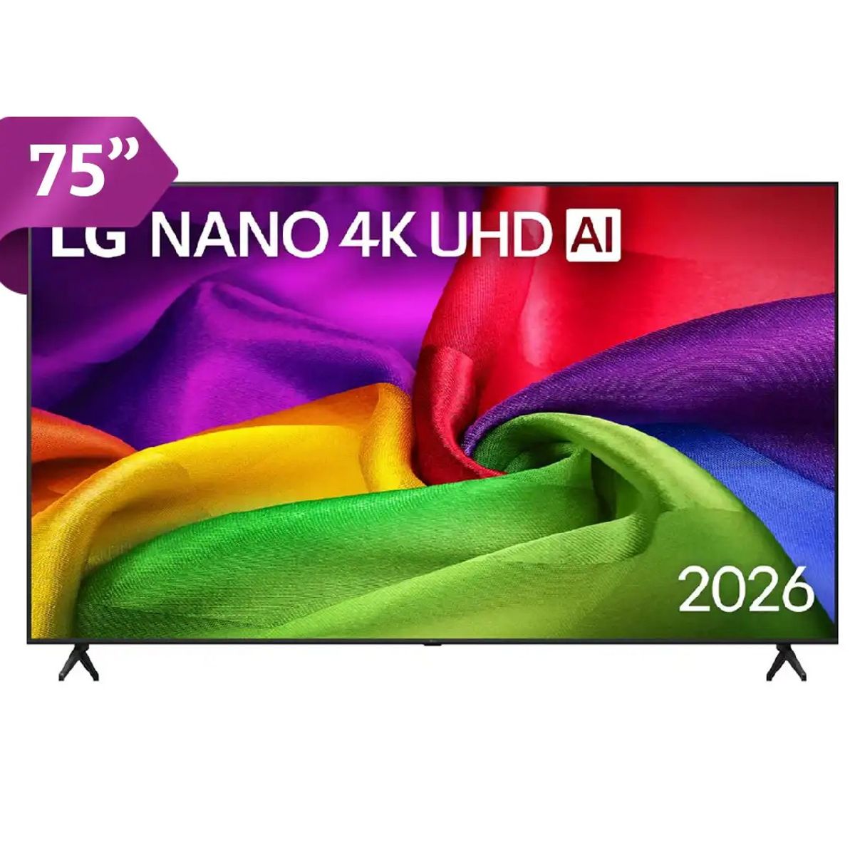 LG - Televisor LG 75 Pulgadas NANOCELL UHD 4K WebOS 75NU800BPSB + Control Magic + 2 años de Garantía 2026