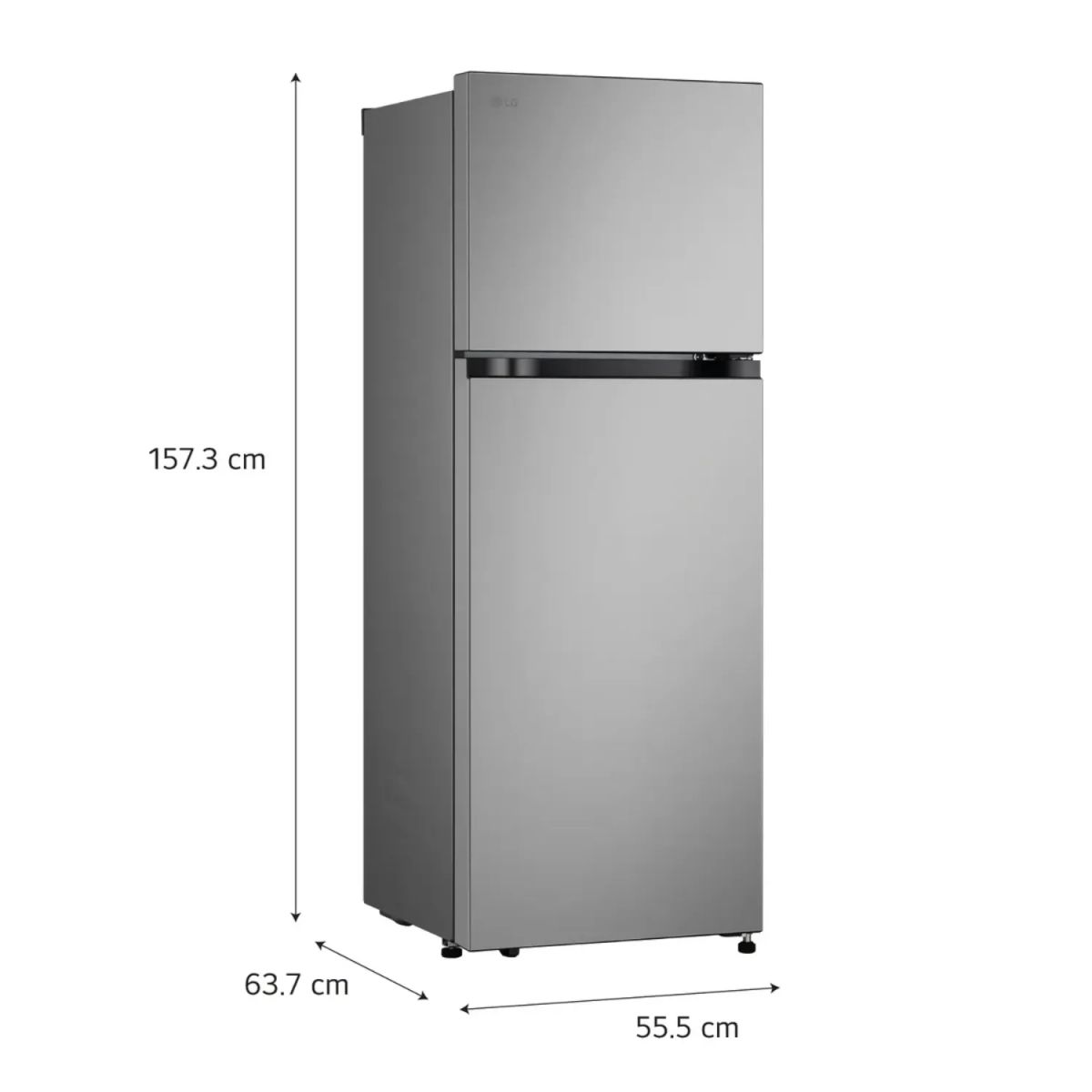 LG - Refrigeradora LG 241L No Frost VT24BPY Plateado