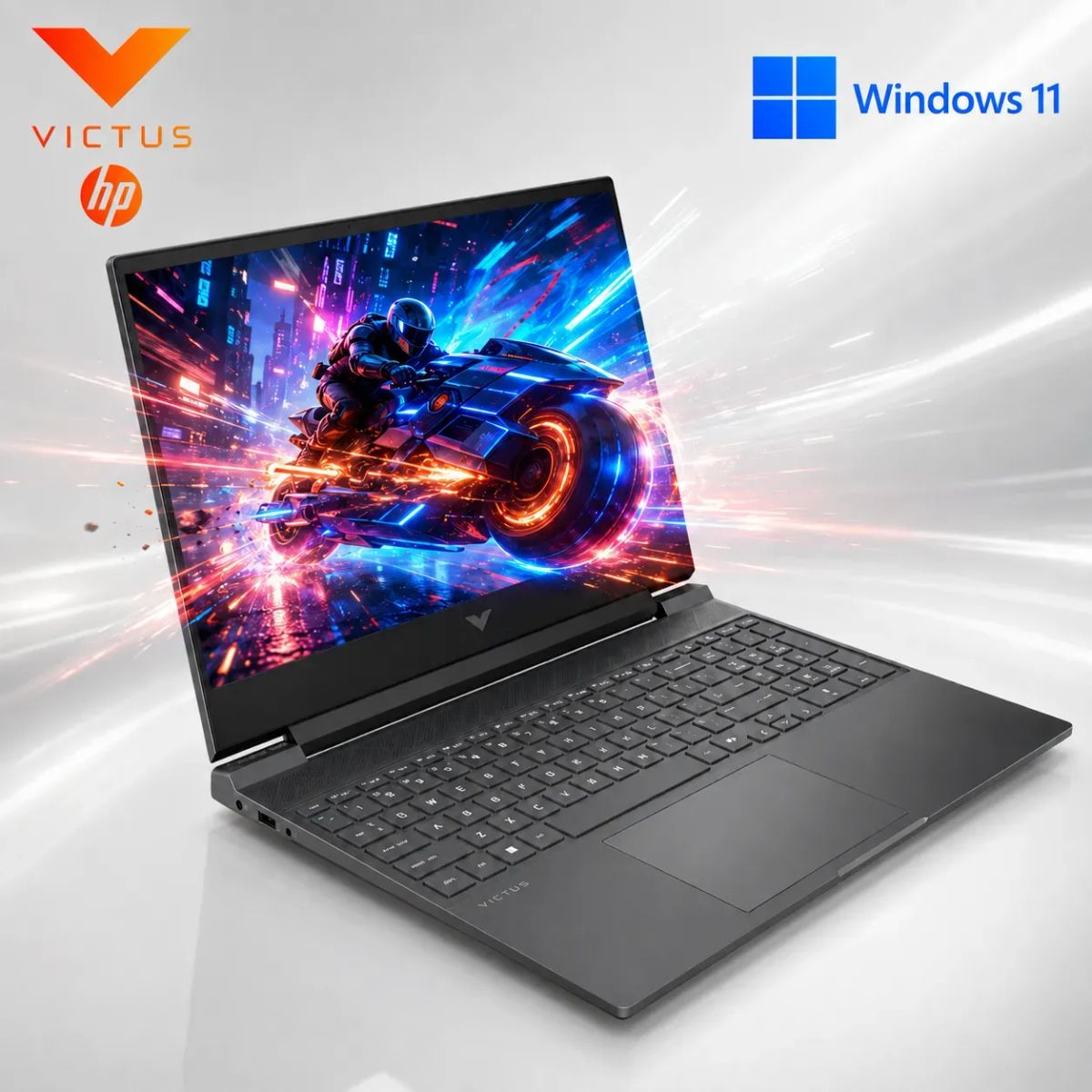 Laptop HP VICTUS GAMING 15-FB3019LA R7-7445HS,8GB RAM,512GB SSD,RTX3050-6GB, marca HP - Foto 2