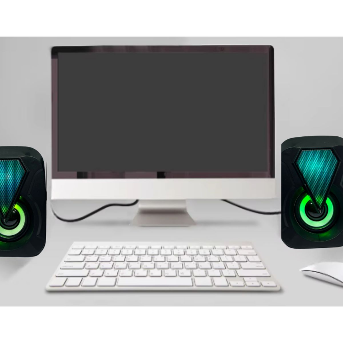 Parlante para PC con Luz RGB E 1053, marca GENERICO - Foto 2