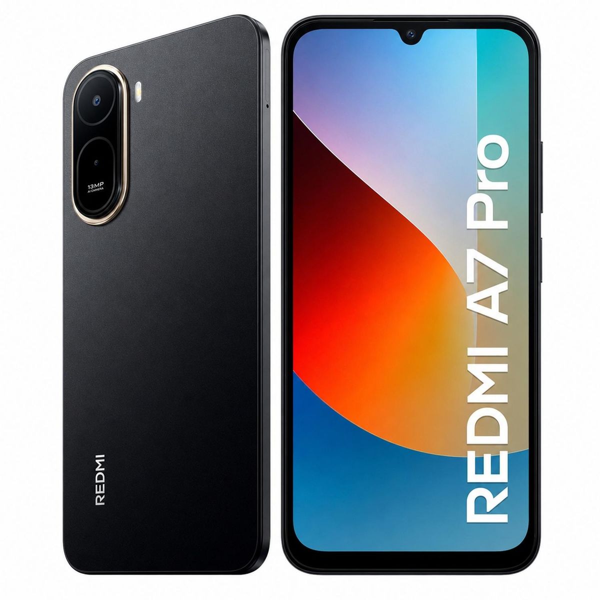 XIAOMI - Celular Xiaomi Redmi A7 Pro 4G 64GB, 4GB RAM, cámara trasera 13MP y frontal 8MP, 6.9", negro