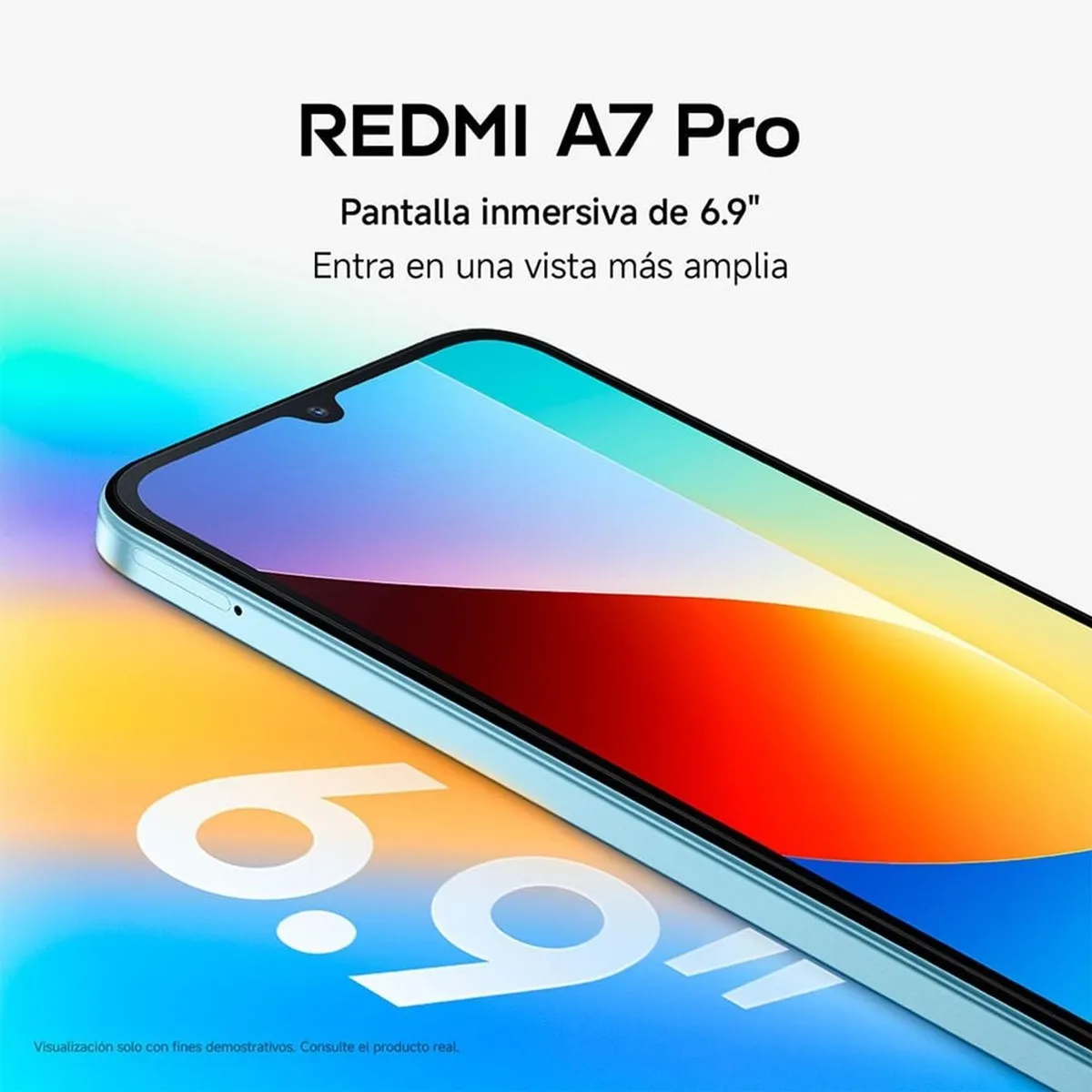 XIAOMI - Celular Xiaomi Redmi A7 Pro 4G 64GB, 4GB RAM, cámara trasera 13MP y frontal 8MP, 6.9", negro