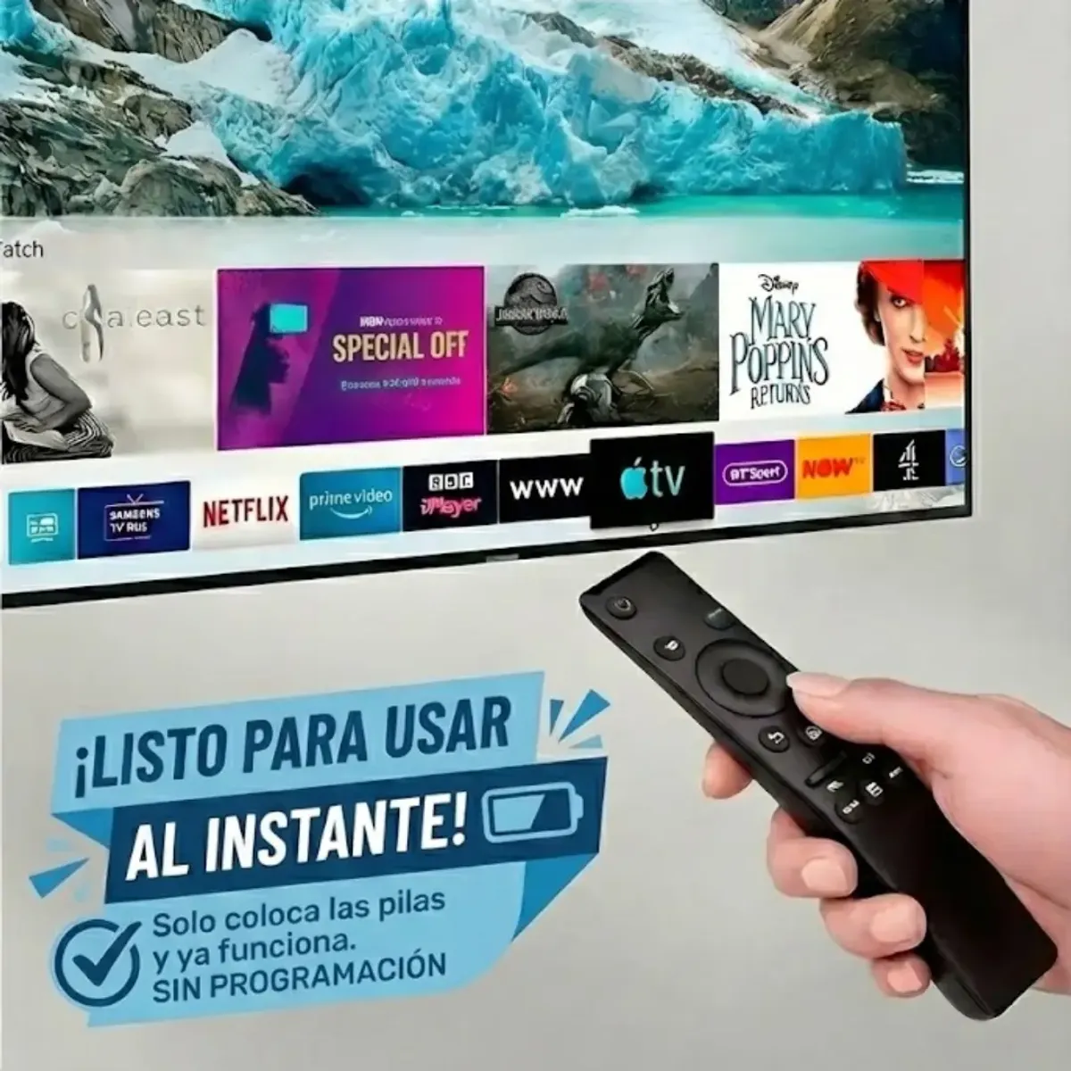GENERICO - Control remoto para Tv samsung smart
