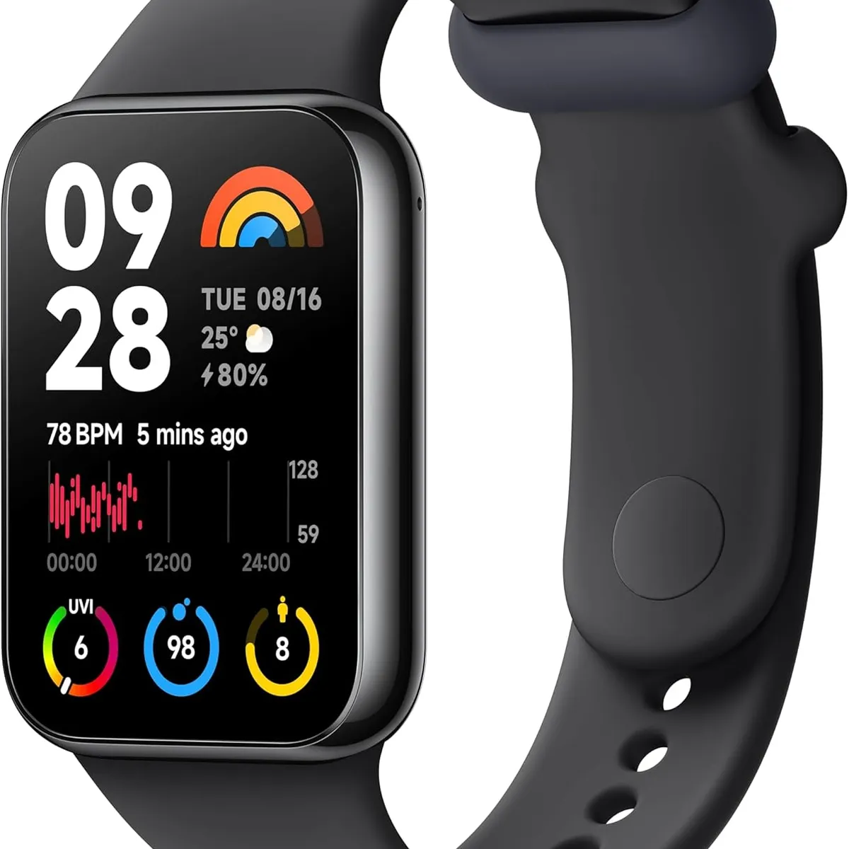 XIAOMI - XIAOMI SMART BAND 8 PRO COLOR NEGRO