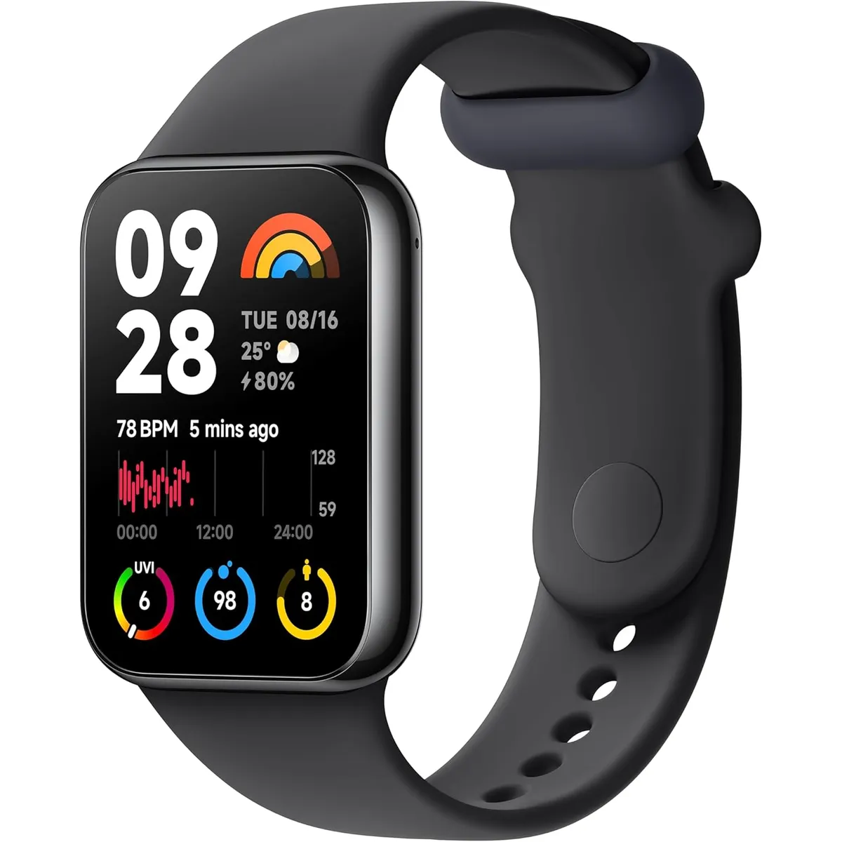 XIAOMI - XIAOMI SMART BAND 8 PRO COLOR NEGRO