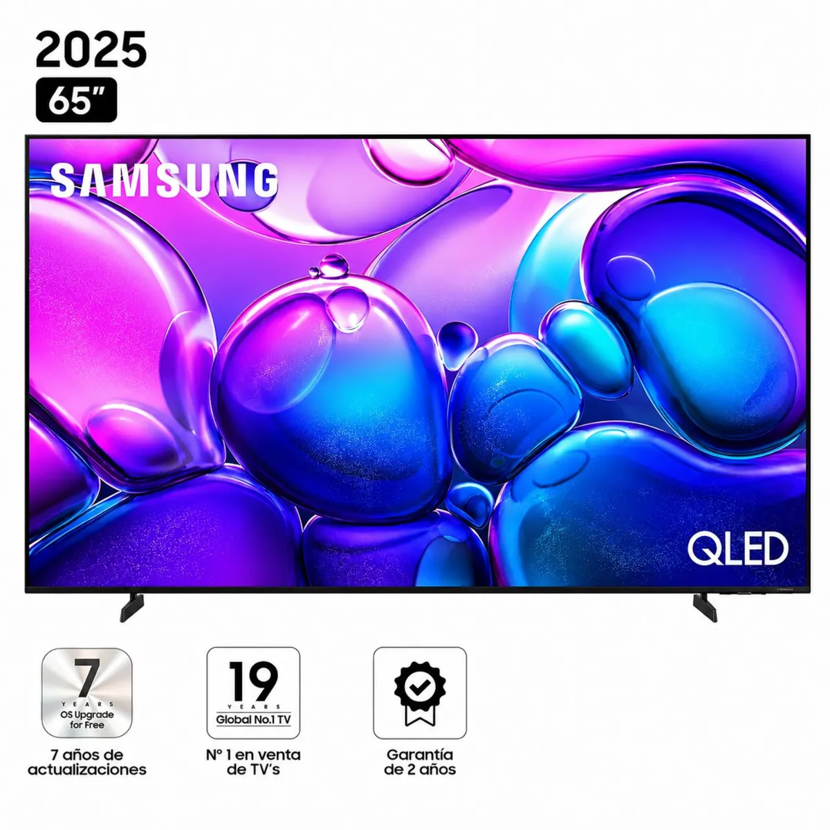 SAMSUNG - TELEVISOR SAMSUNG QLED 65 4K SMART TV QN65Q6FAAGXPE 2025