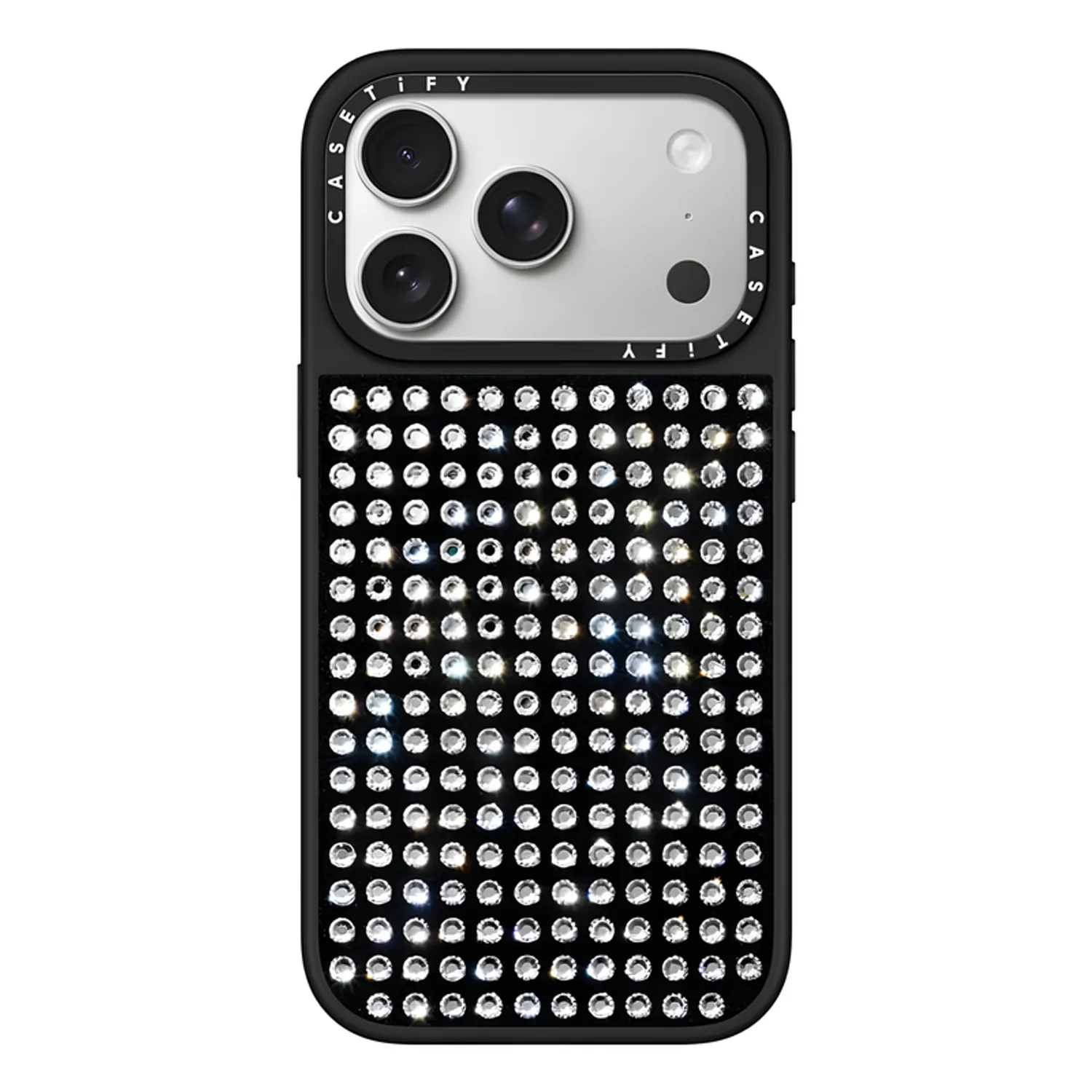 Apple iPhone17promax シルバー casetify ケース Casetify Case Crystal Plateado para iPhone 17 Pro Max CASETIFY