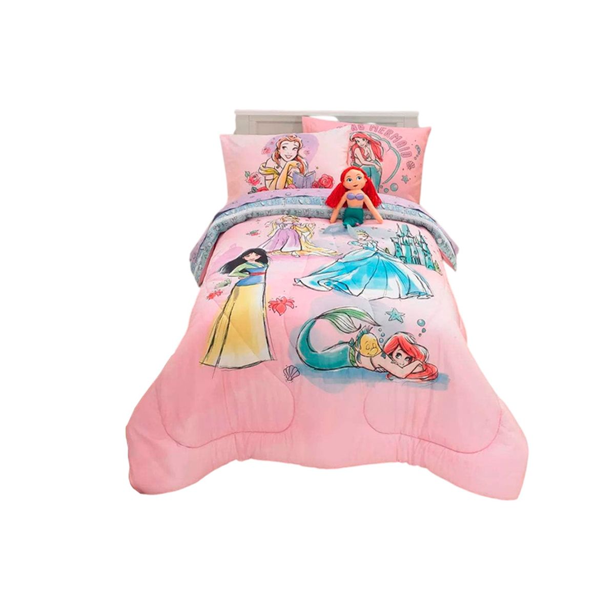 DISNEY BABY - Juego de Sabanas de Cuentos de Hadas Princesas Disney
