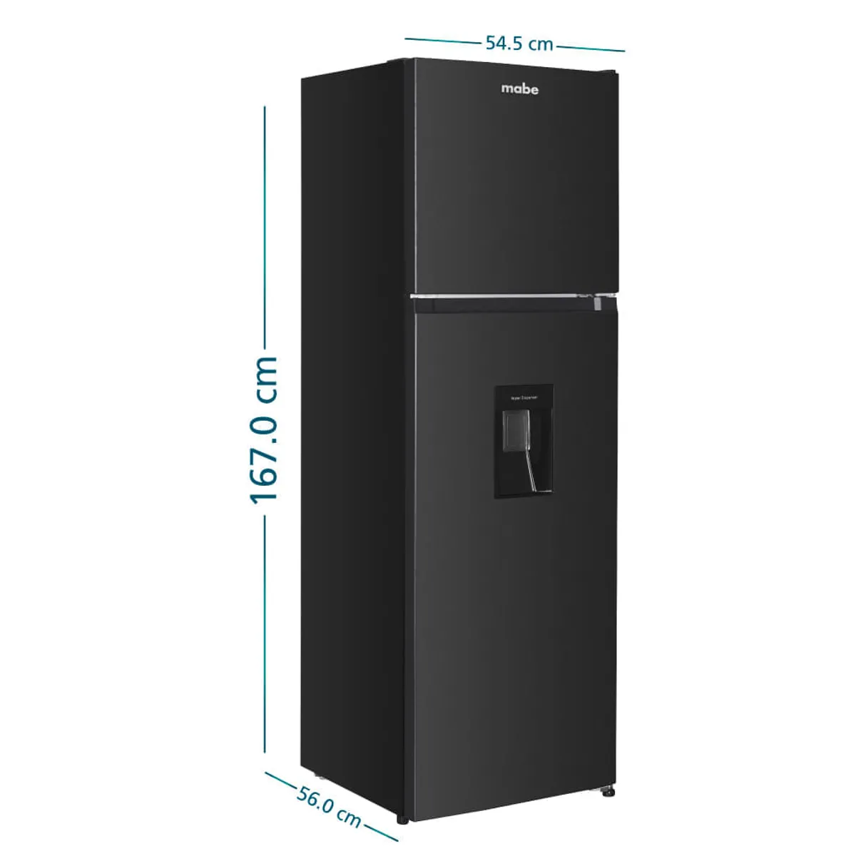 Mabe - Refrigeradora Mabe RMN245PAPRP0 243L No Frost negro