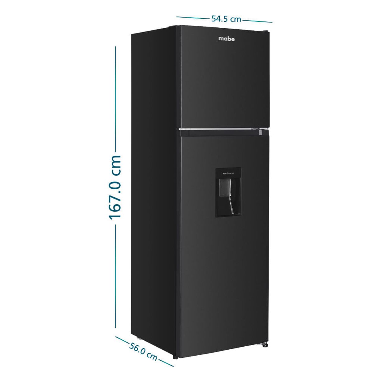 Mabe - Refrigeradora Mabe RMN245PAPRP0 243L No Frost negro