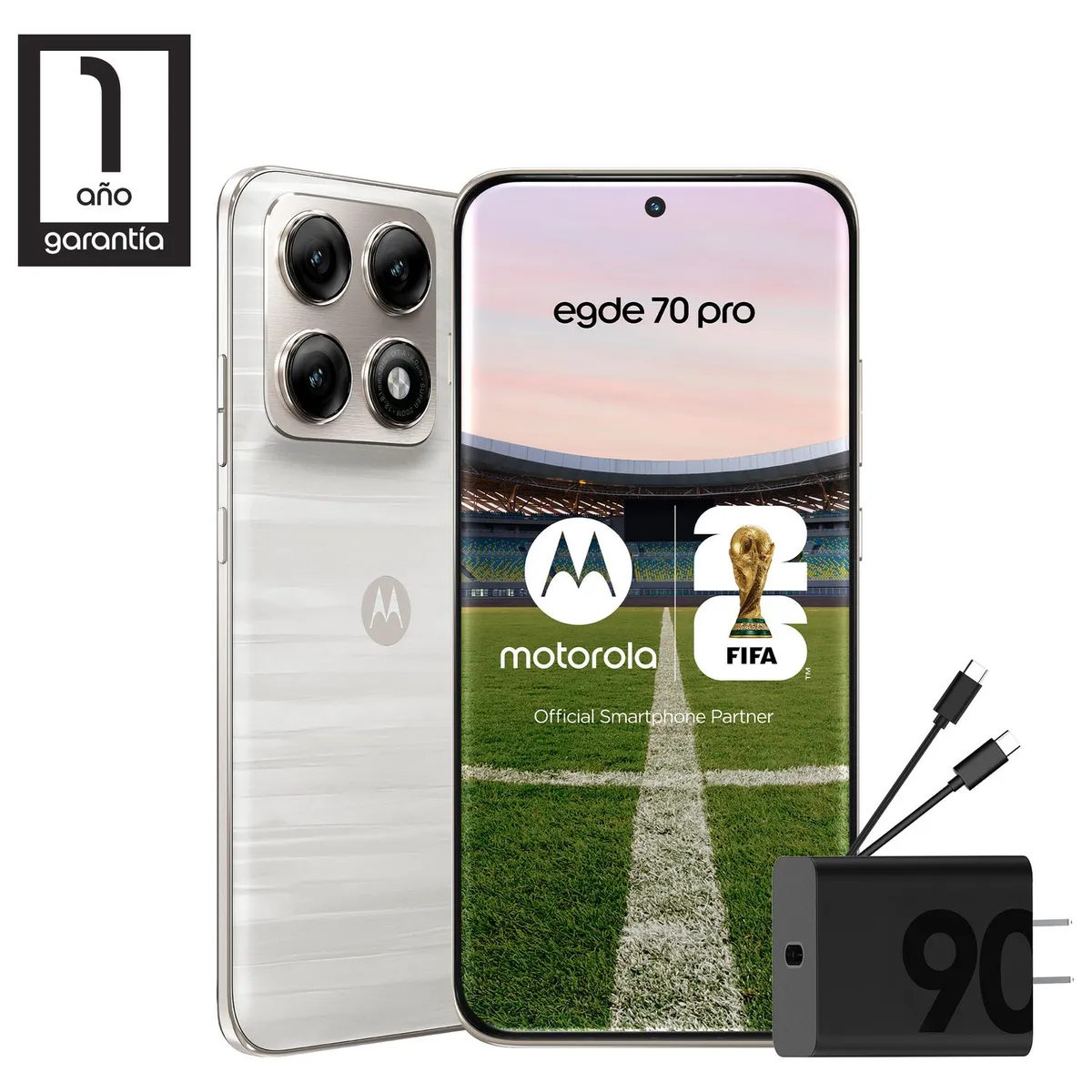 MOTOROLA - Moto Edge 70 Pro 12GB512GB Blanco