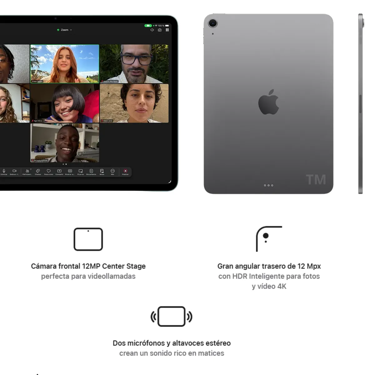 APPLE - iPad Air 11 Chip M4 Wifi 128GB - Space Gray.