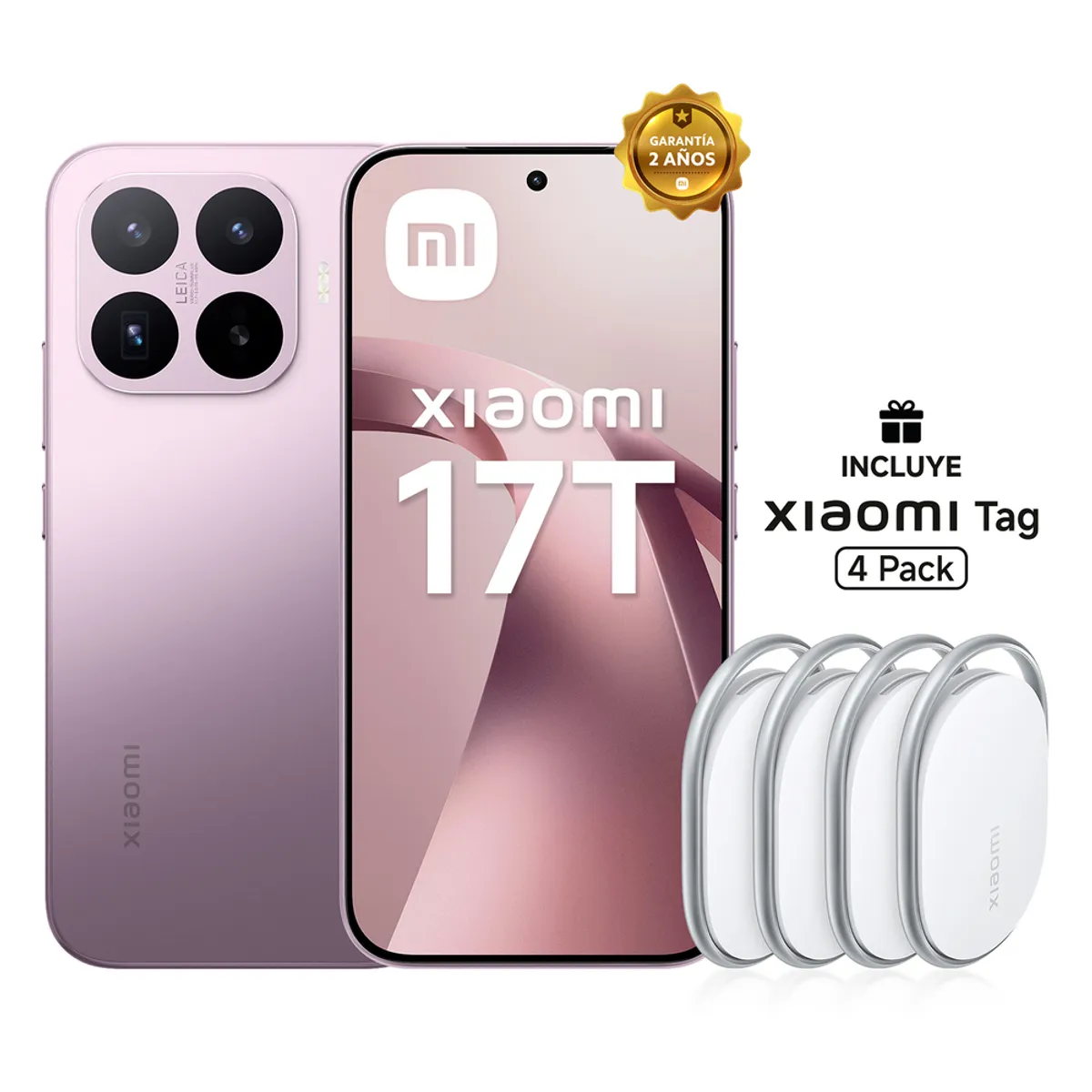 XIAOMI - Celular Xiaomi 17T 512GB 12GB RAM 50MP púrpura + Tag.