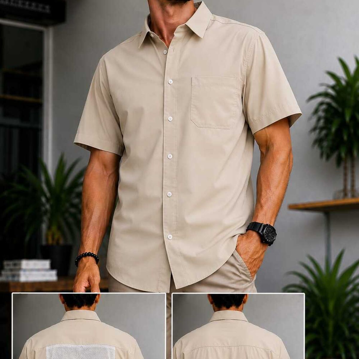 GENERICO - CAMISA CASUAL PARA VARON