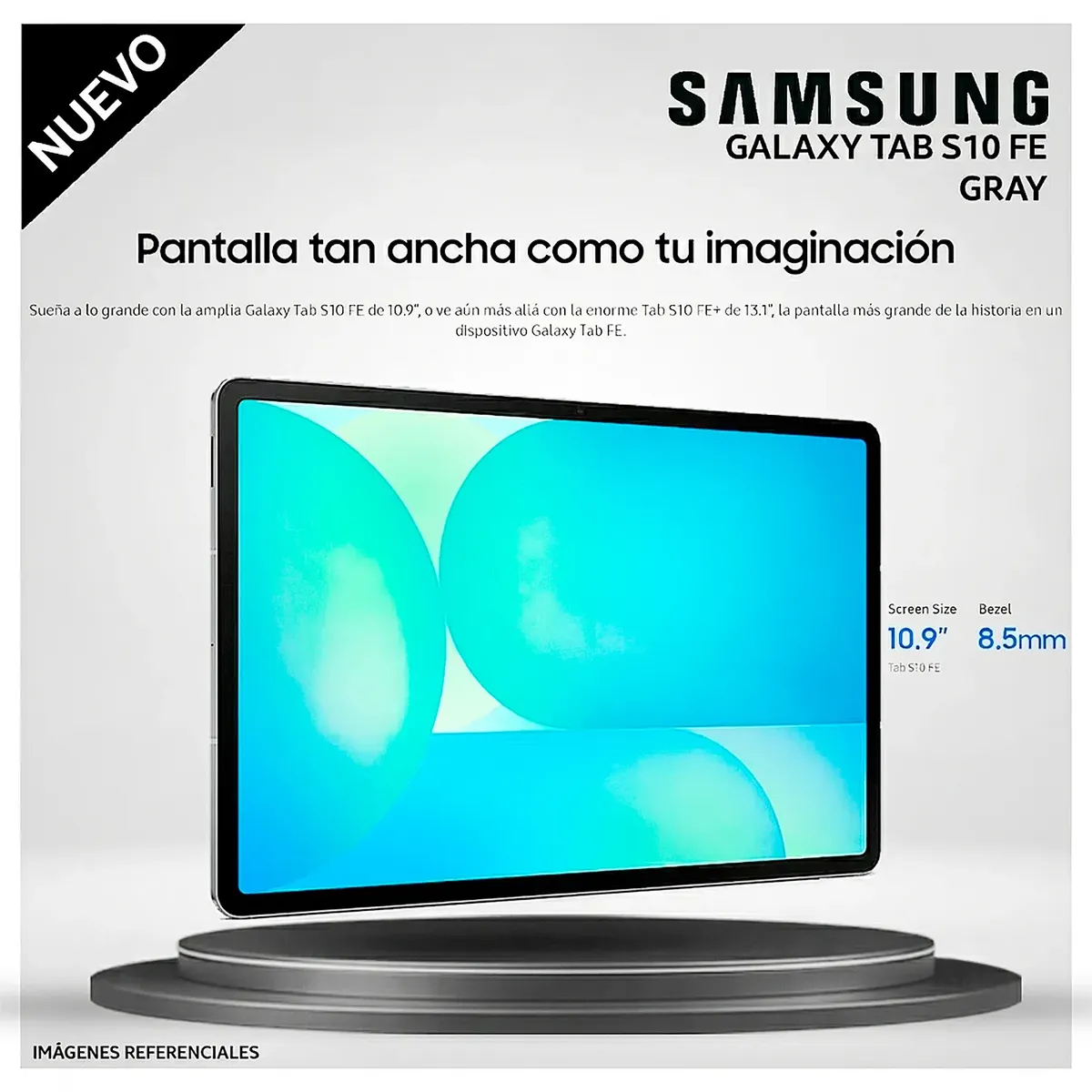 SAMSUNG - Tablet Samsung Galaxy Tab S10 FE 10.9 pulg. WUXGA  256GB 12GB RAM - GRAY