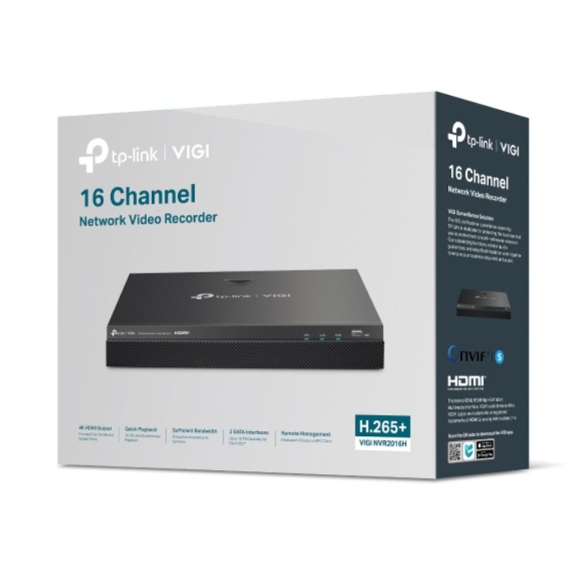 TP LINK - VIGI NVR2016H NVR 16-ch VIGI