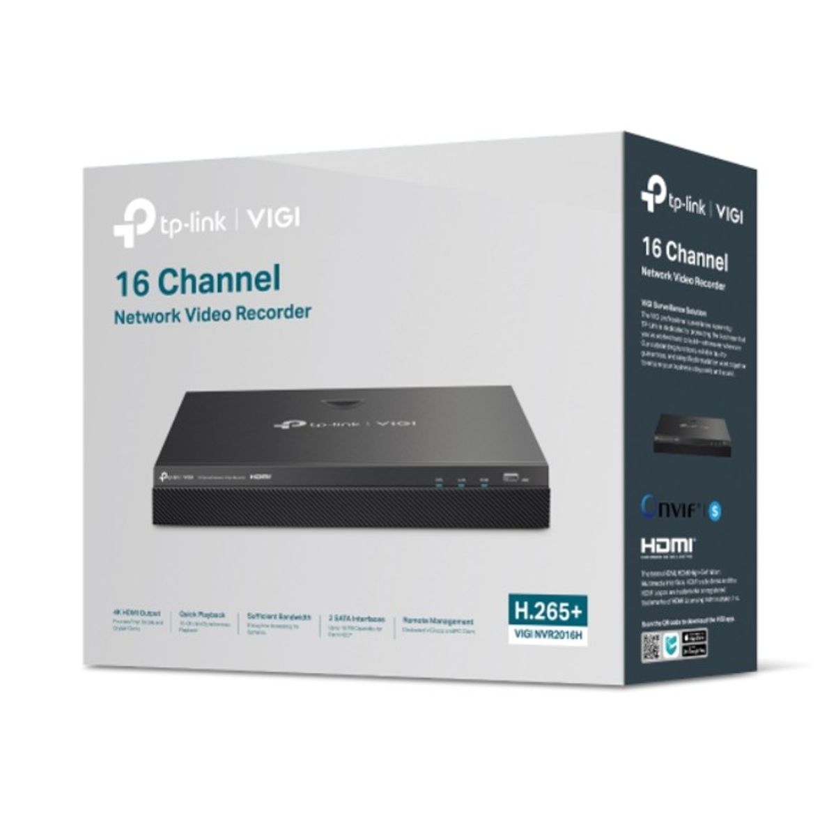 TP LINK - VIGI NVR2016H NVR 16-ch VIGI