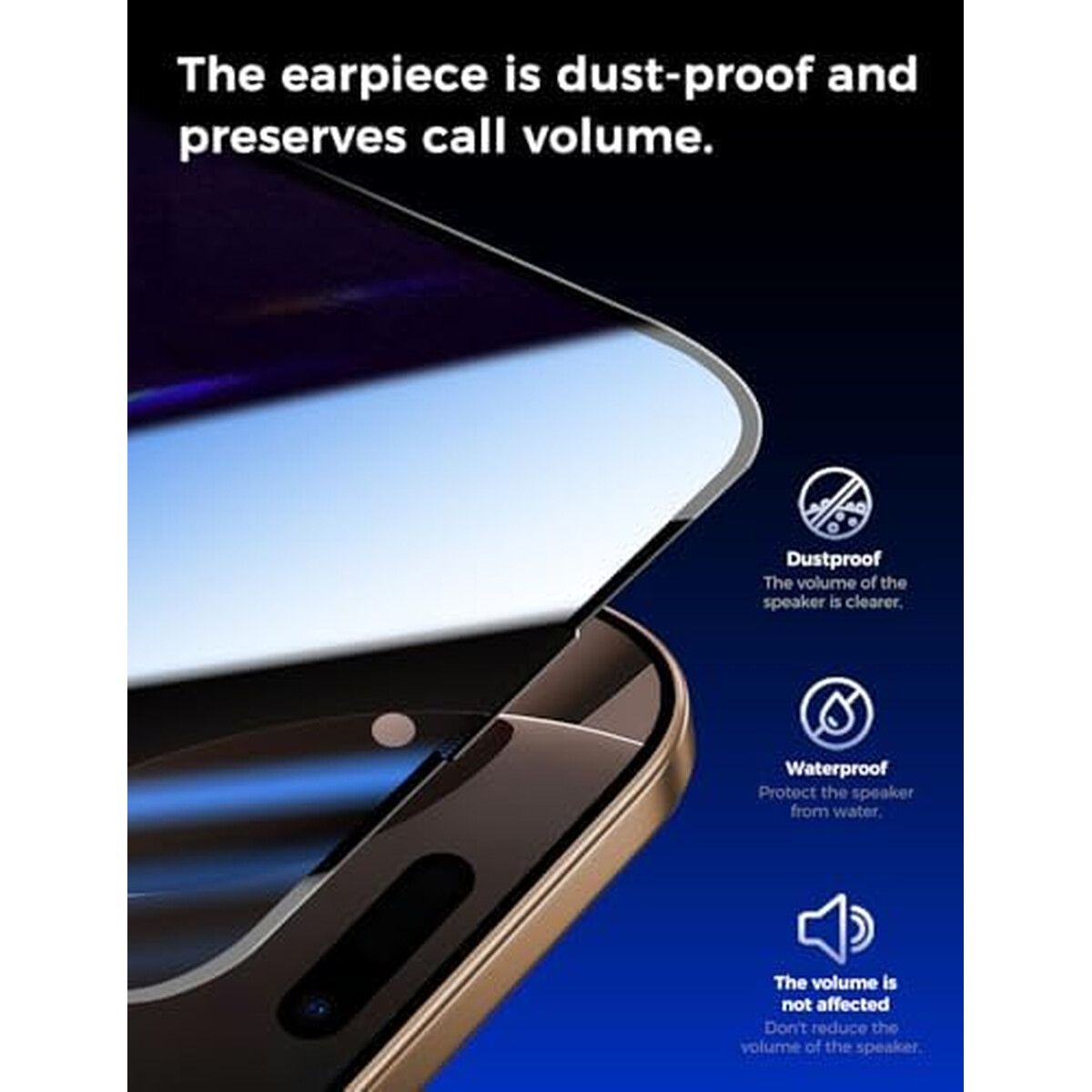GENERICO - Protector Pantalla Magic John iPhone 16 Pro 6.3 Privacidad 2 Pack
