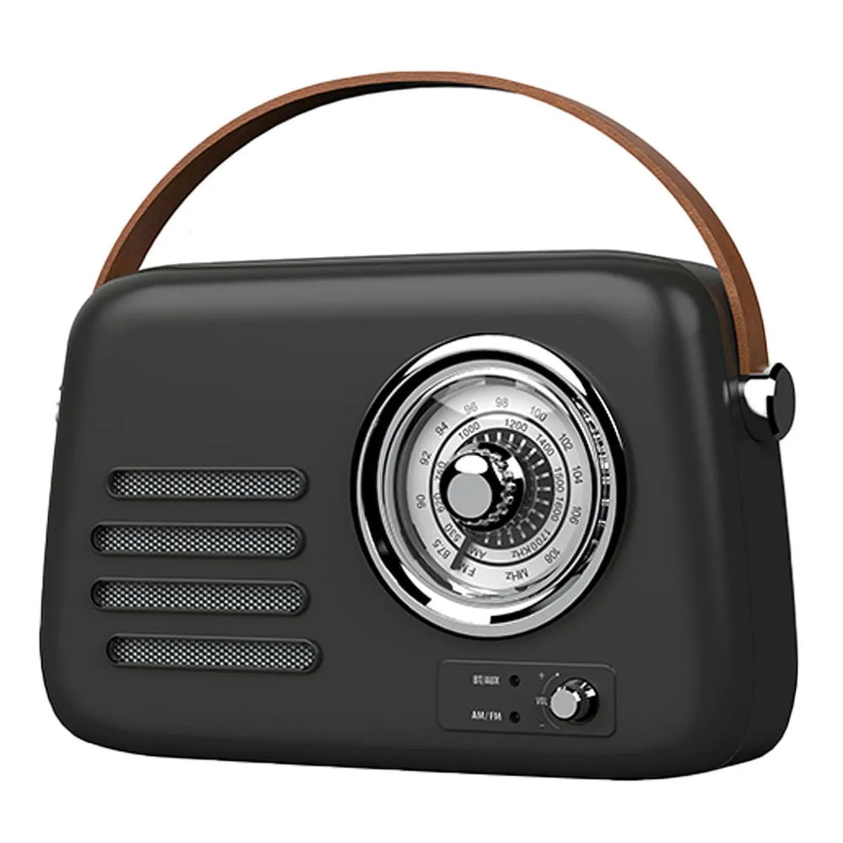 RICHARDS - Radio bluetooth Vintage Richards FB-R303BLK AM/FM/USB, negro