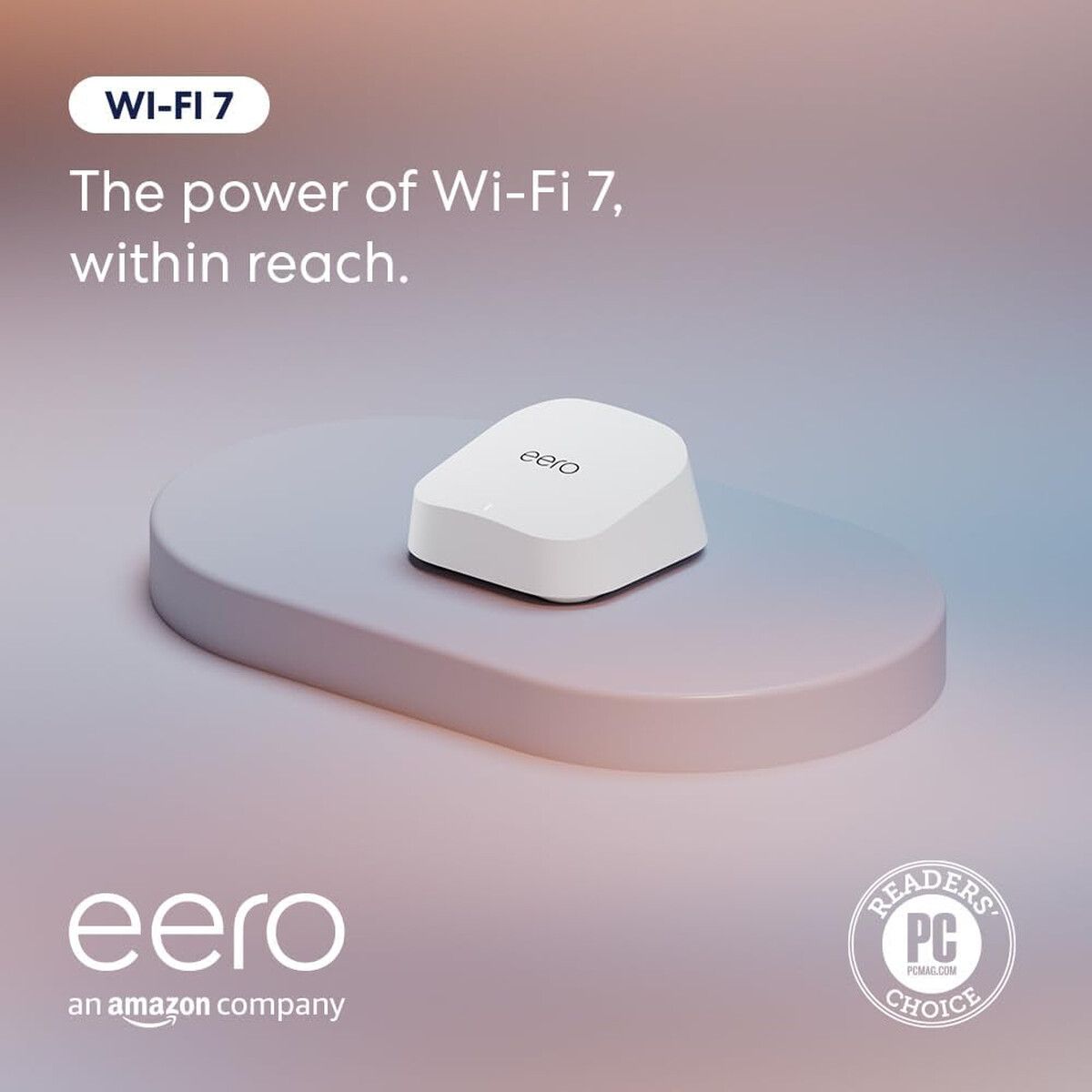 AMAZON - Router Mesh WiFi 7 Amazon eero 7 Dual Band 2.5Gbps 2000ft