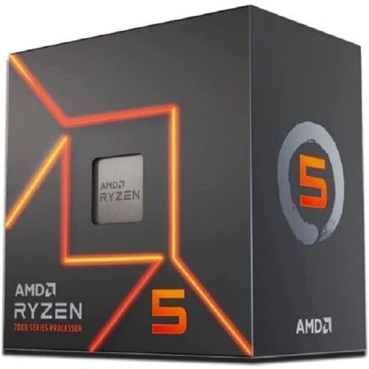 AMD - Procesador AMD Ryzen 5 7600 6 Nacleos 5.2GHz AM5