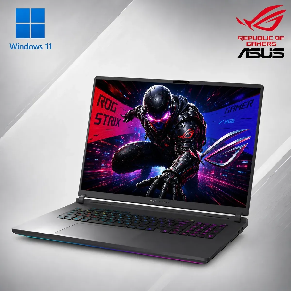 ASUS - Laptop Gamer ASUS ROG STRIX G18 18" WUXGA 144Hz  Core i9-14900HX RTX 5070 32GB RAM 1TB - G815JPR-IS96