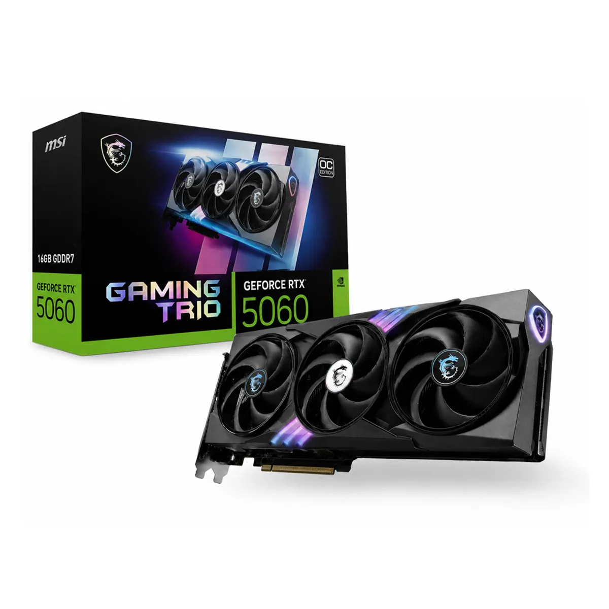 Msi - Tarjeta Gráfica Msi Nvidia Geforce Rtx 5060 - Potencia - Shadow 2X Oc