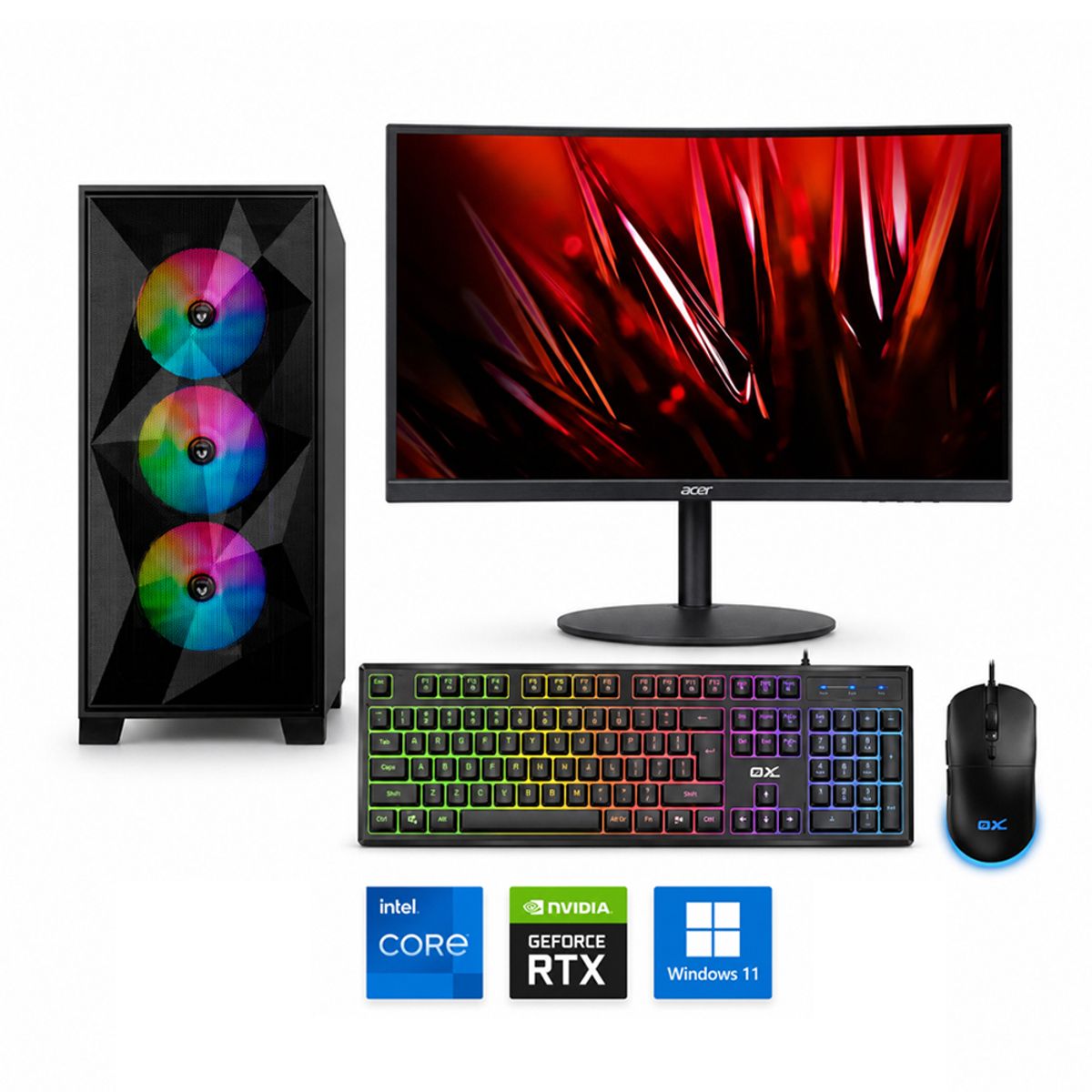 GENERICO - Pc Core I5-12400F Propc Rx-250 16-512-24" Geforce Rtx 3050 6Gb, W11Home