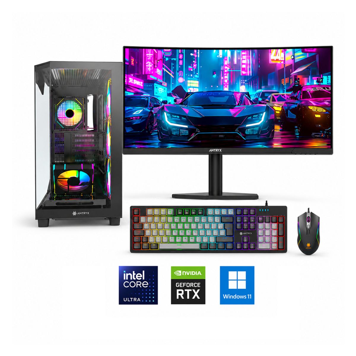 GENERICO - Pc Core Ultra 7 265Kf Propc Fx-850 Pro 16-1Tb-34" Geforce Rtx 5060 Ti 8Gb, W11Pro