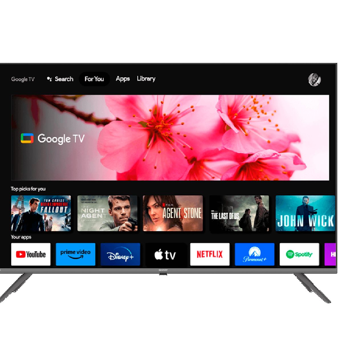 SHARP - Televisor 65 Sharp UHD 4K GL4060L Google tv.