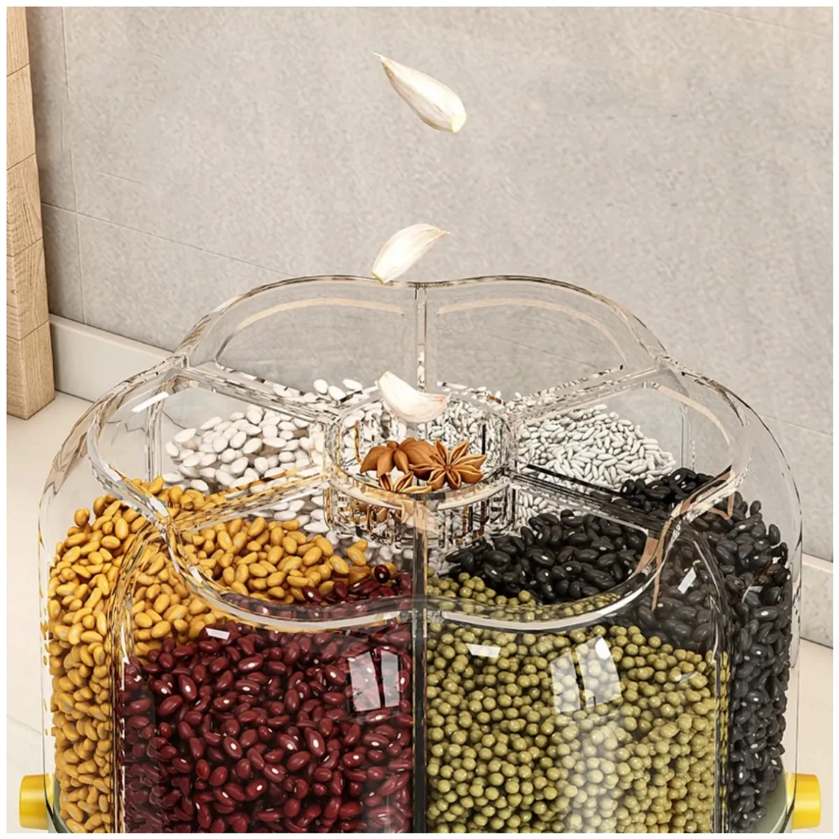 GENERICO - dispensador de menestra cereales 7KG - verde