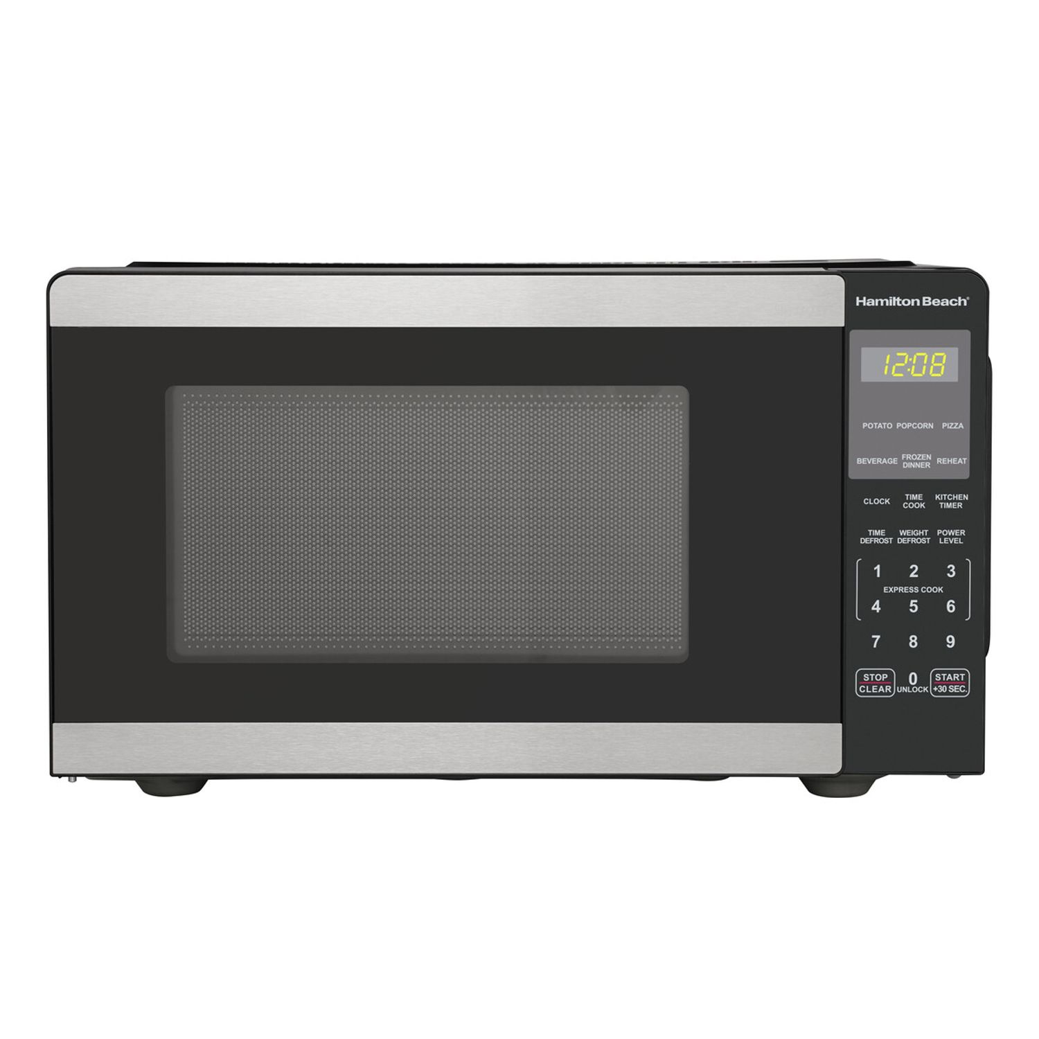 Microondas Hamilton Beach 0.9 Cu Ft 900W Acero Inoxidable