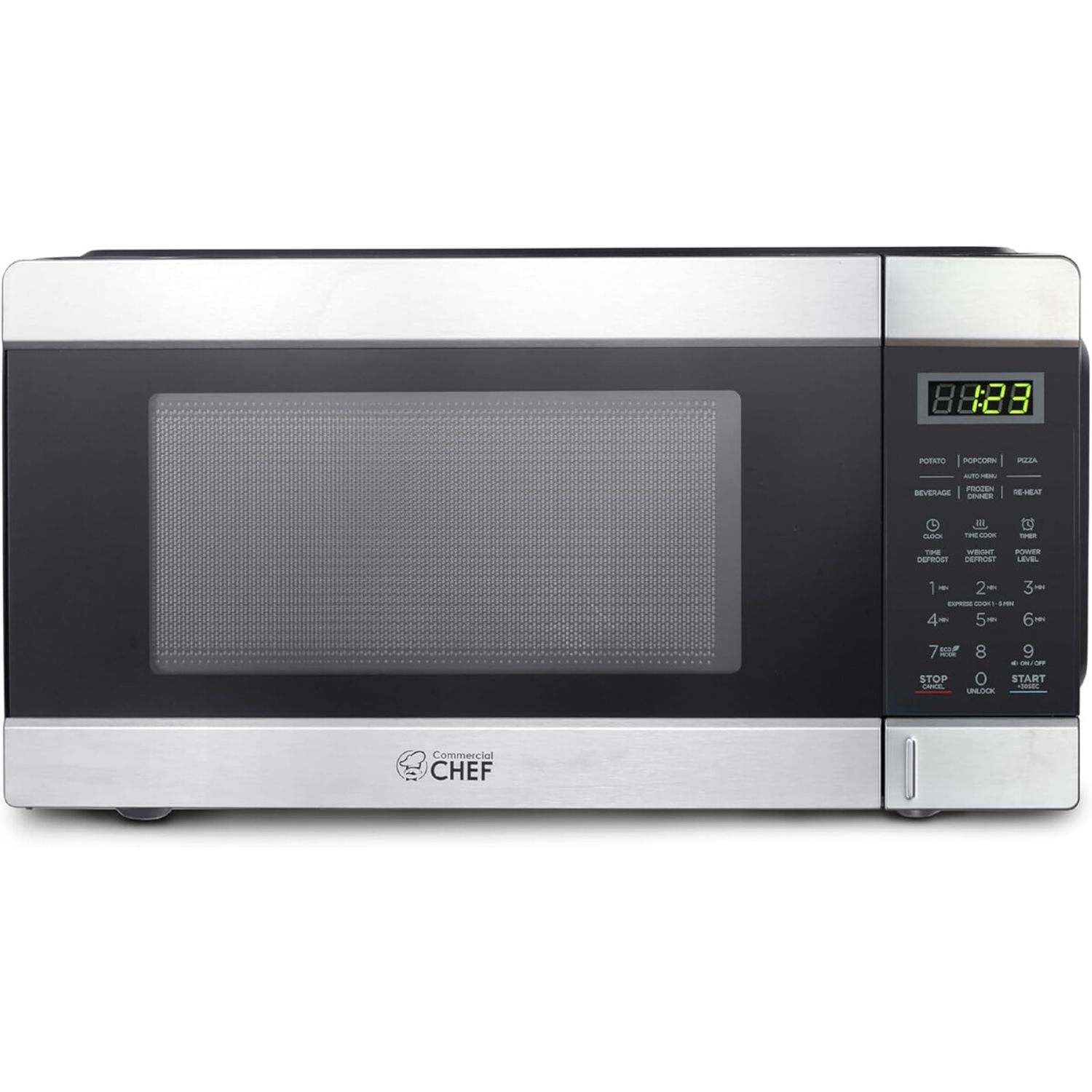 Microondas Commercial Chef 1.1 Pies 1000W 10 Niveles