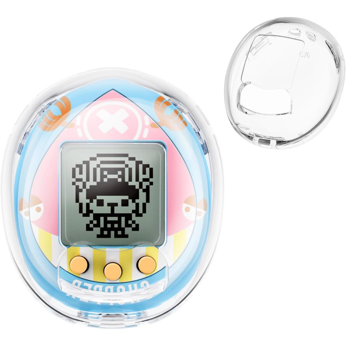 TAMAGOTCHI - Funda Plastica Transparente para Tamagotchi Nano con Pick