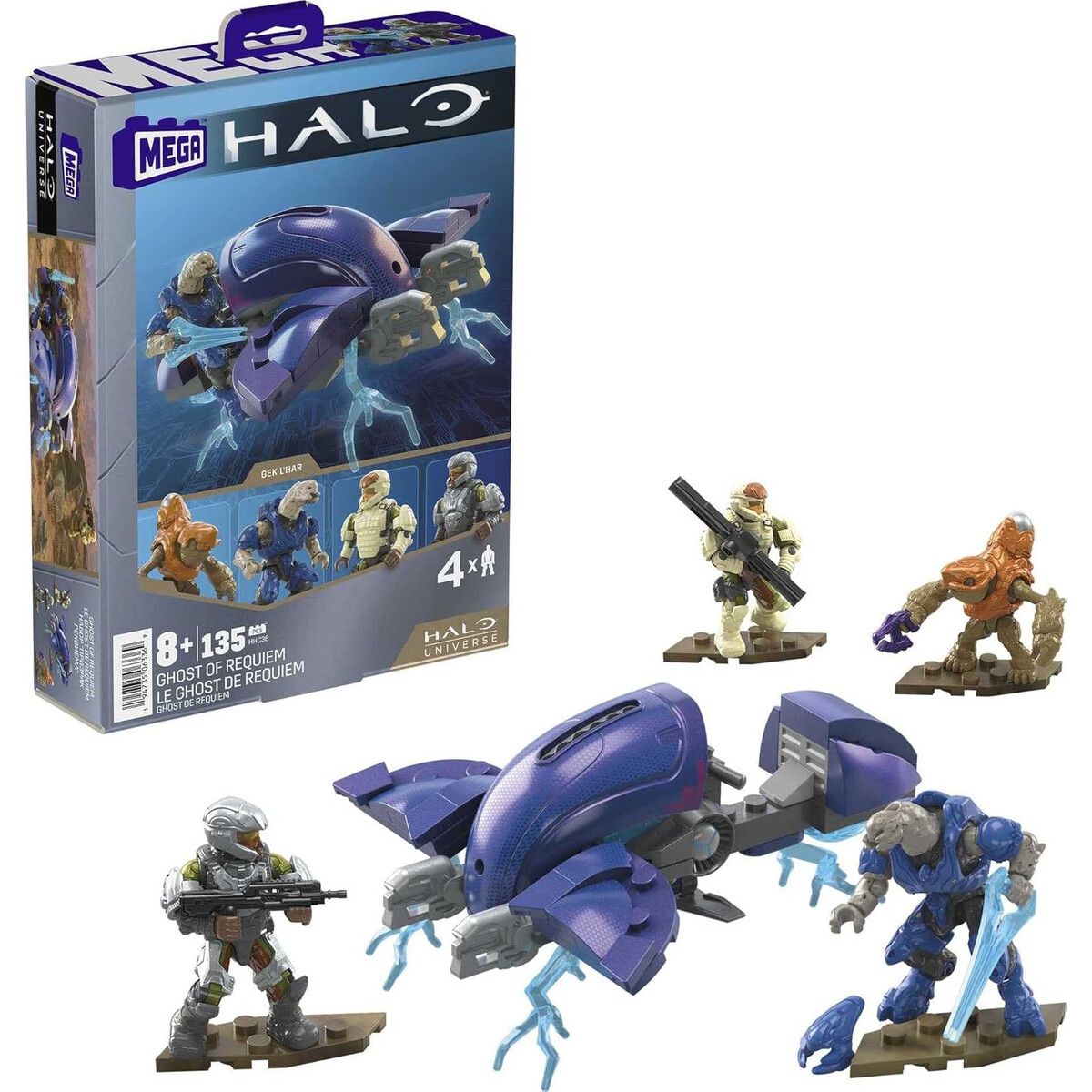 HALO - Set Construccian MEGA Halo Ghost of Requiem 135 Piezas