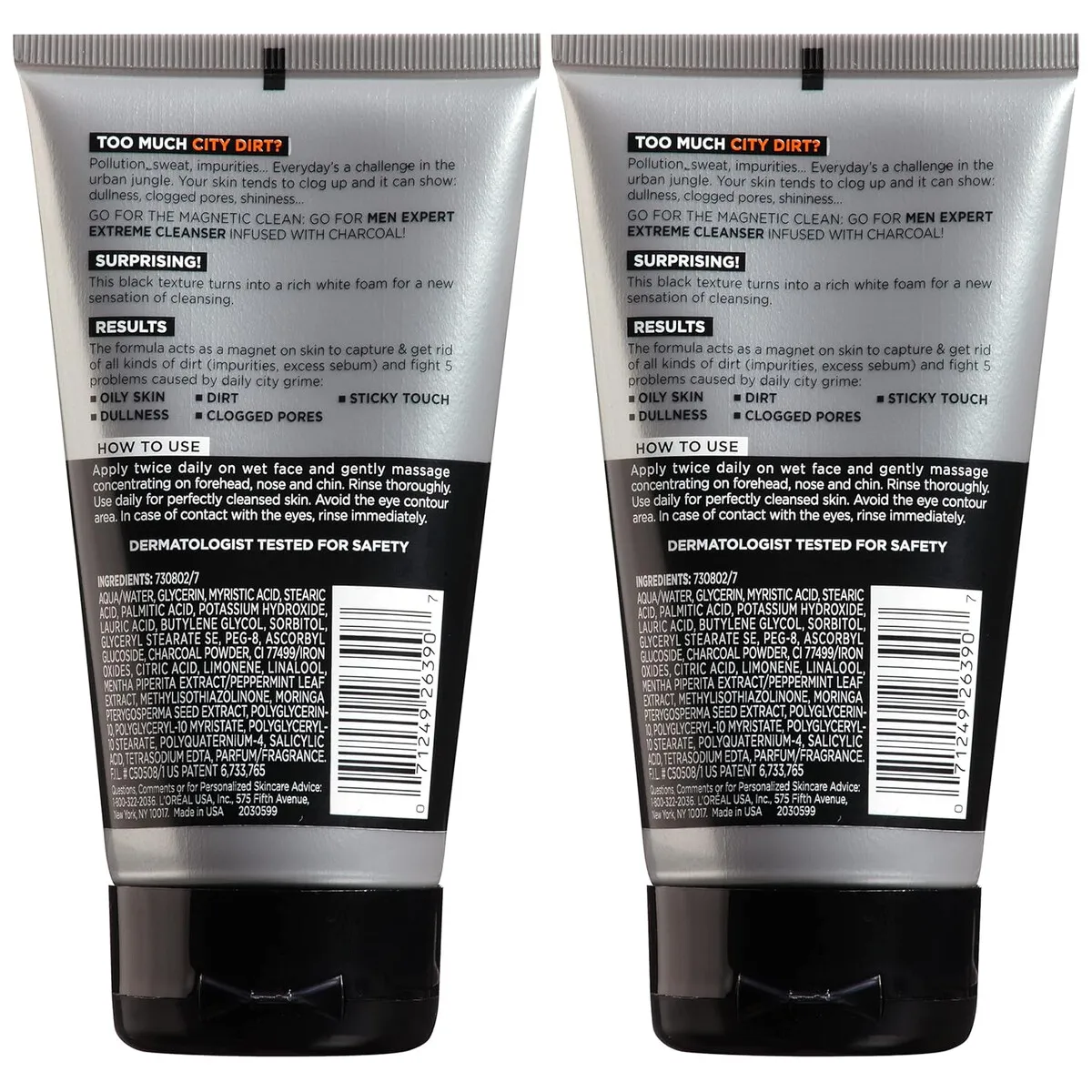 HYDRA - Limpiador Facial LOreal Men Expert Hydra Energetic Carban 150ml