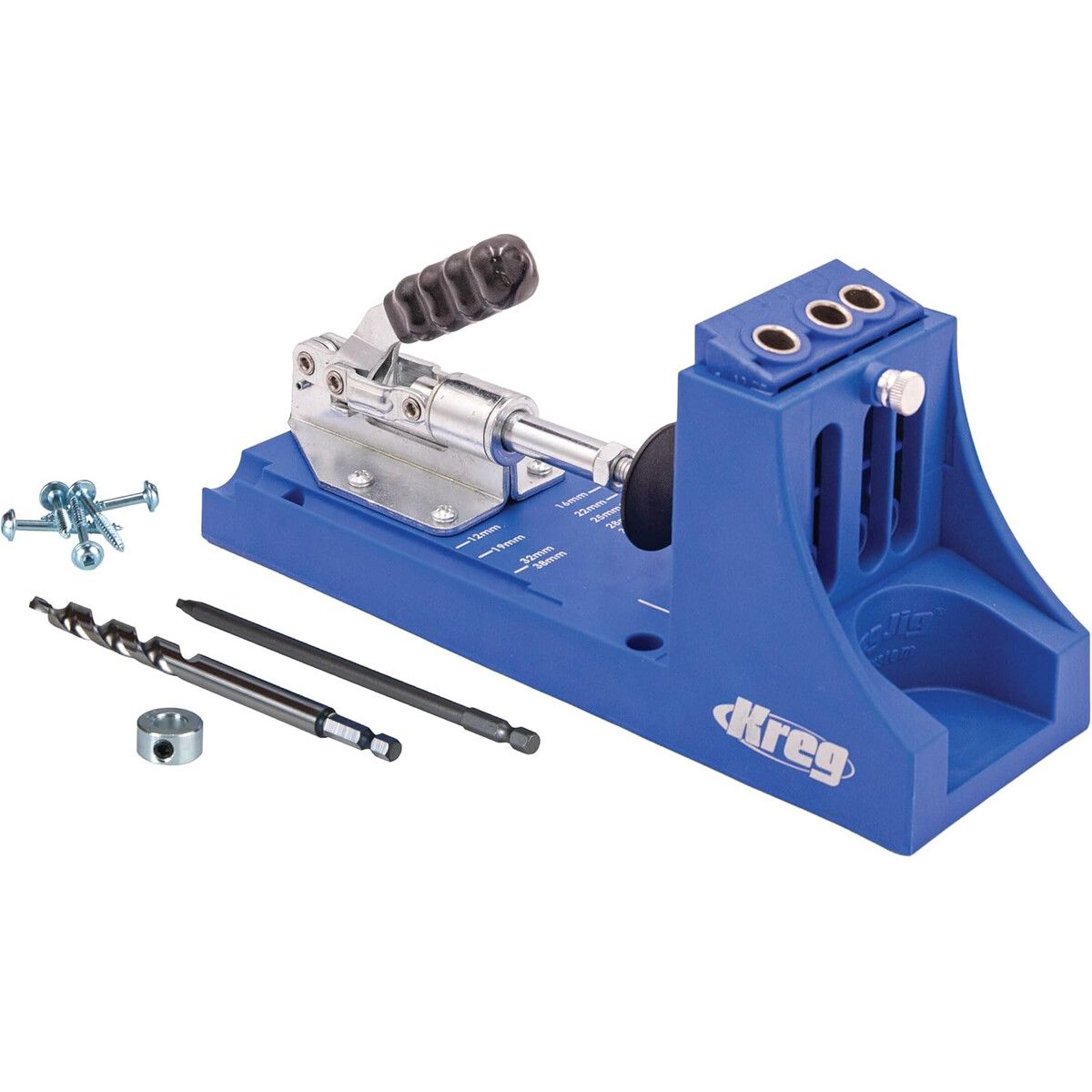 KREG - Guaa Kreg K4 Agujeros Pocket Hole Ajustable 3 Orificios