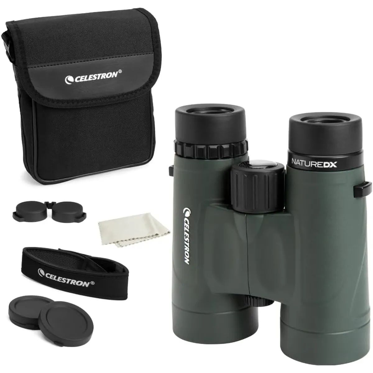 CELESTRON - Binoculares Celestron Nature DX 8x42mm Compactos y Resistentes