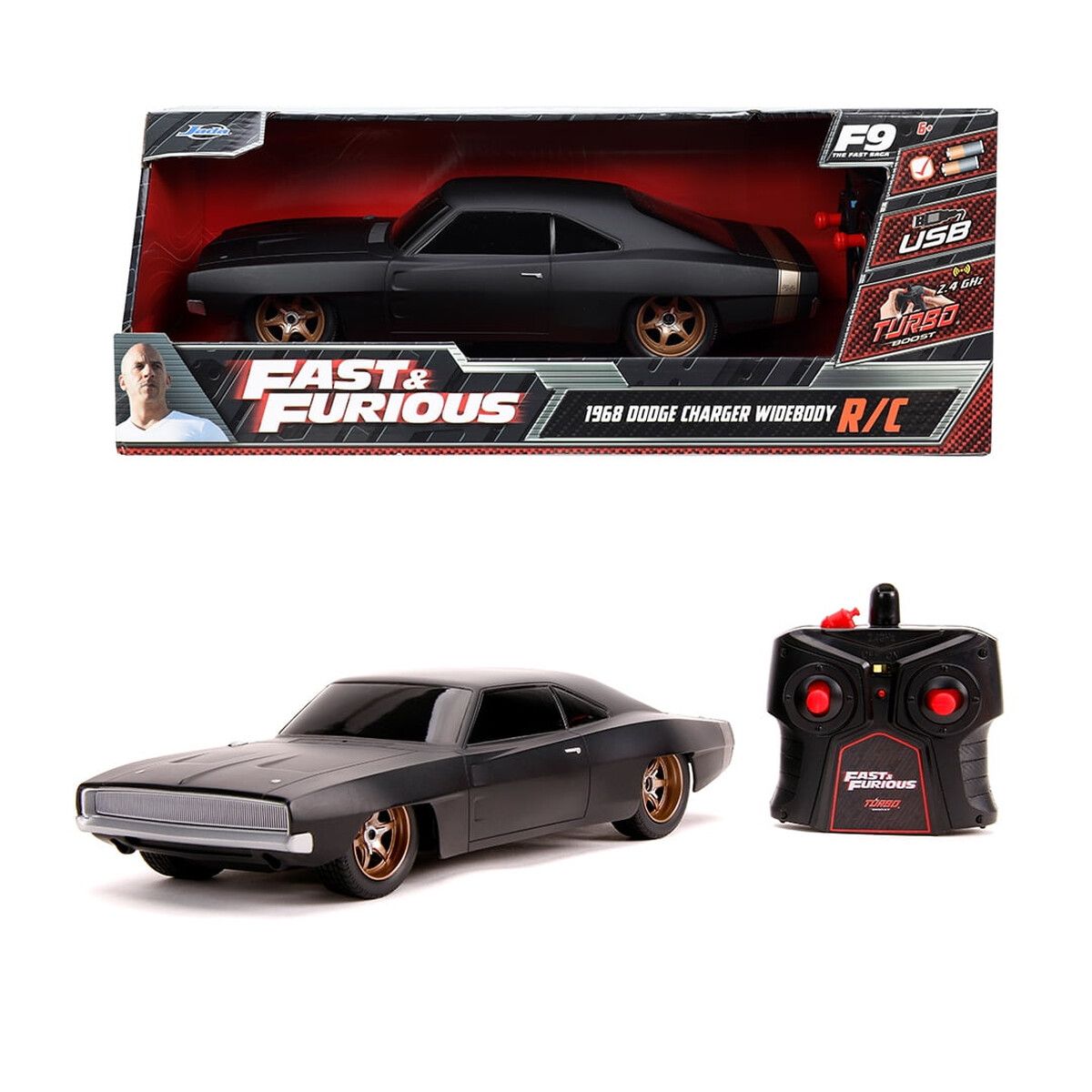 DODGE - Auto RC Jada Electrico 116 Dodge Charger Widebody