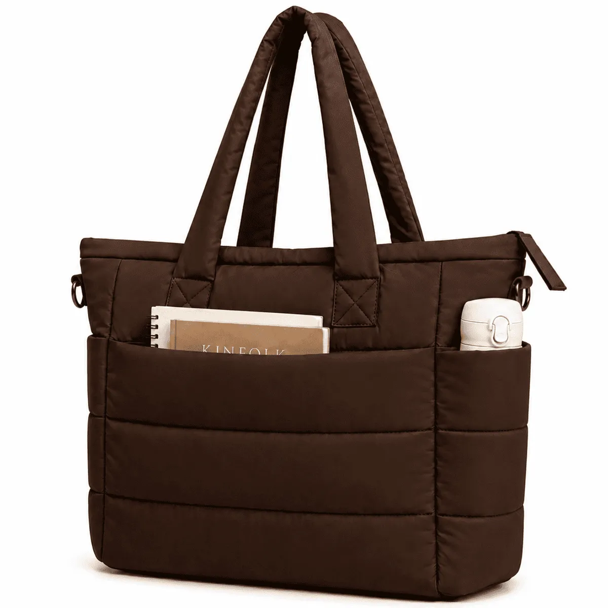 GENERICO - BOLSO PUFFER PORTALAPTOP, TOTE BAGS UNIVERSITARIO, EJECUTIVO Y VIAJE