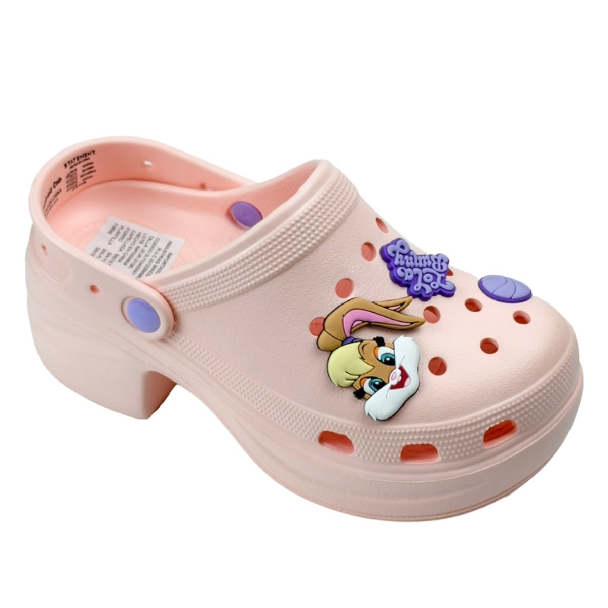LOONEY TUNES - Sandalias Mujer Clog Casual Looney Tunes Rosado