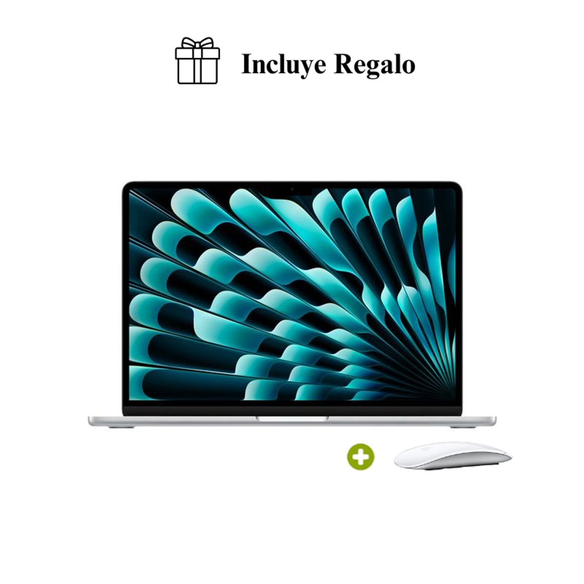 APPLE - Nuevo MacBook Air M5 13” 16GB RAM + 512GB  ( Teclado Ingles )  - Silver + Magic Mouse
