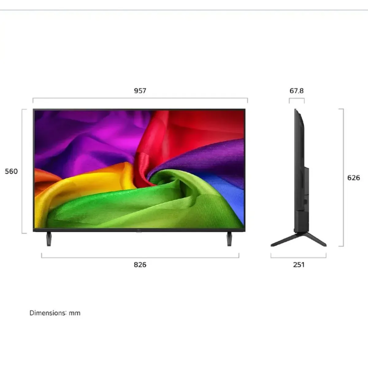 LG - Televisor LG 43 NANO 4K UHD AI Smart TV 43NU800BPSC 2026