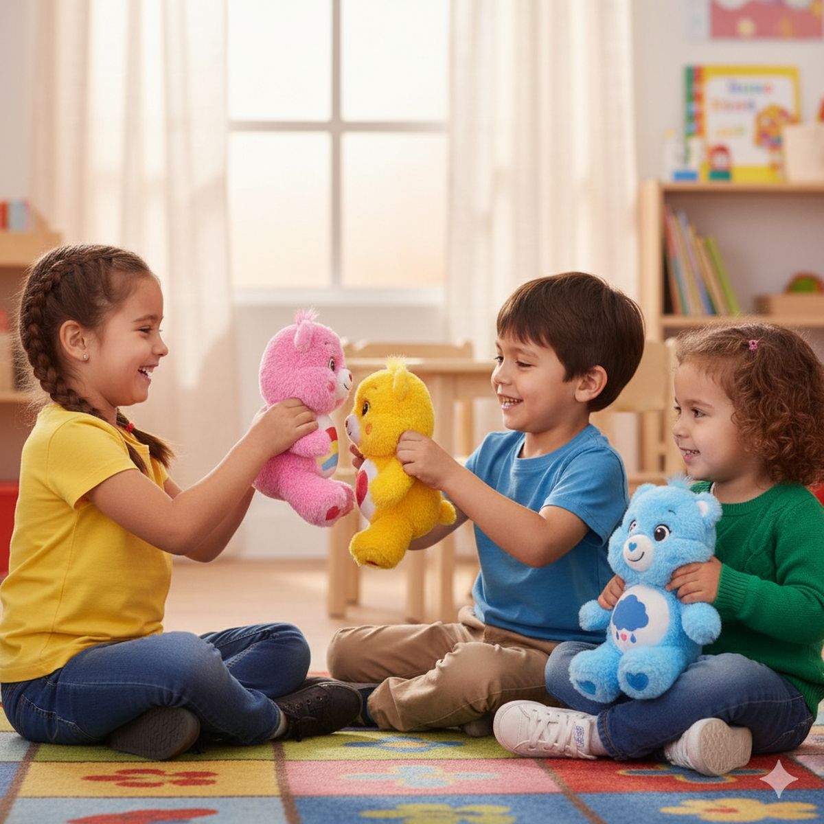 TOYNG - Pack x 6 Peluches cariñositos 35 cm Colección Completa Original