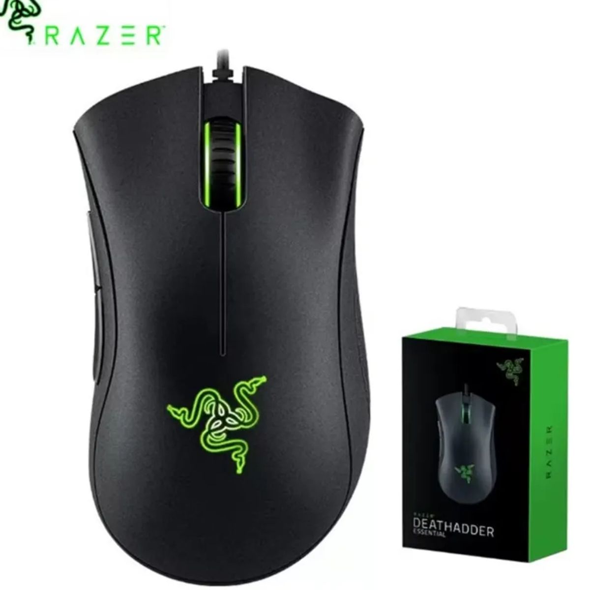 RAZER - Mouse Razer Deathadder Essential Alambrico 6400 DPI Black