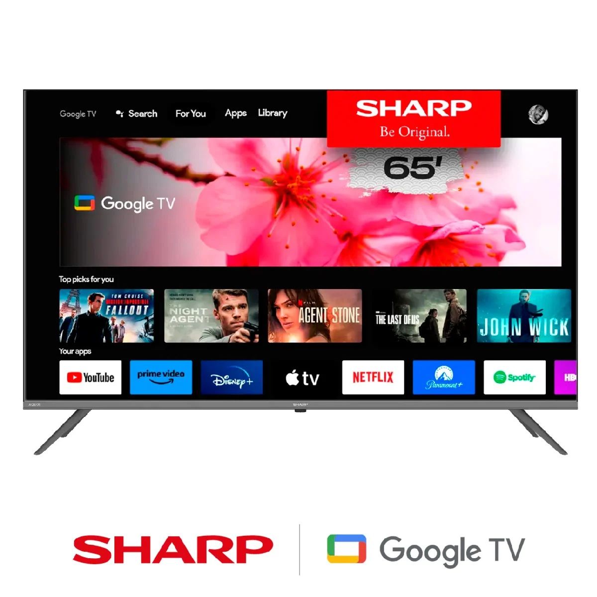 Televisor 65 Sharp UHD 4K GL4060L Google tv, marca SHARP - Foto Principal