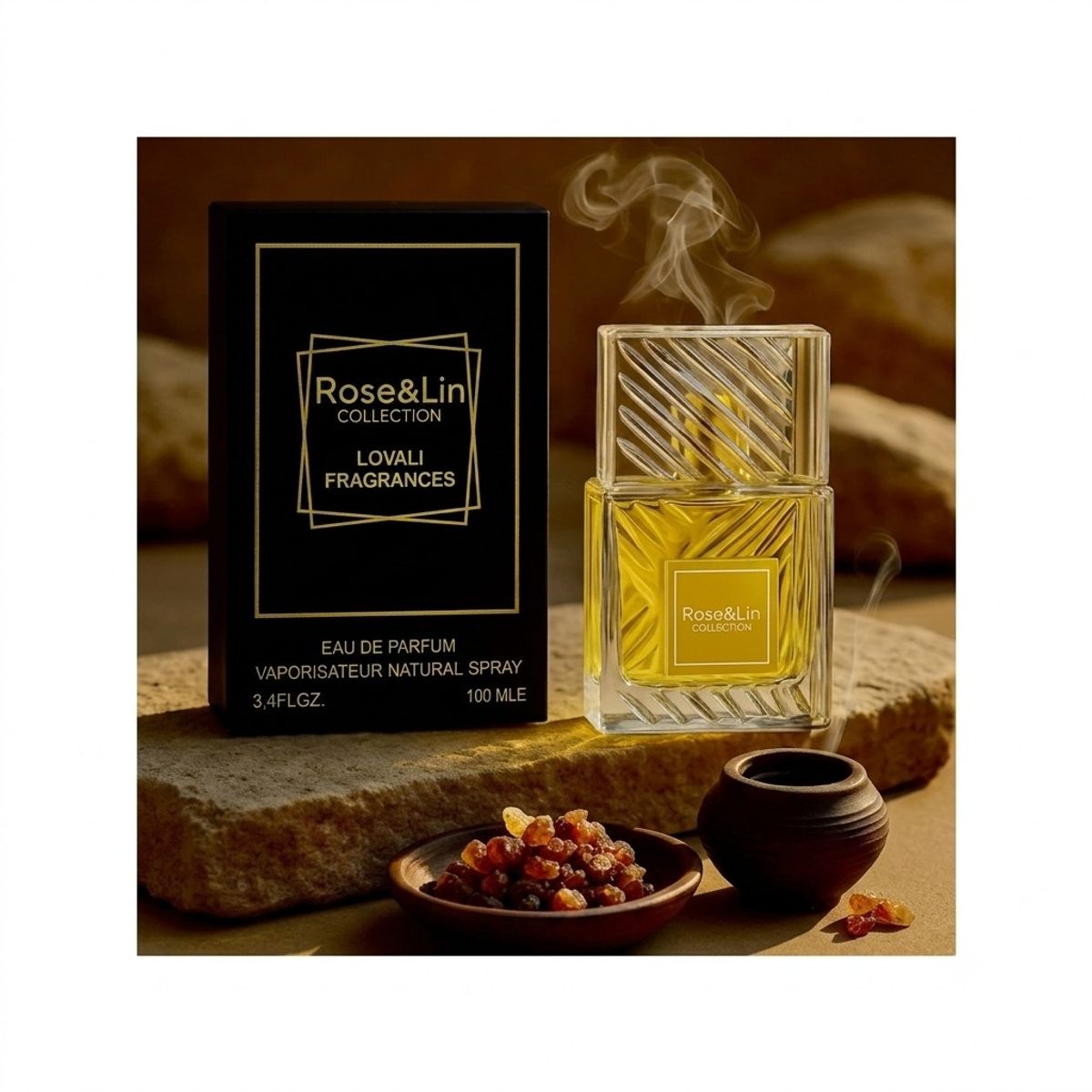 Perfume Para Hombre Rose & Lin 100 Ml. Krhltf, marca GENERICO - Foto Principal