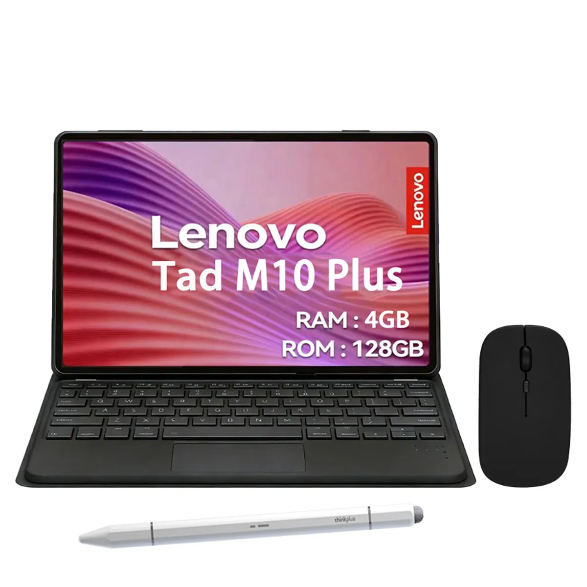 LENOVO - Tablet Lenovo M10 Plus 4GB+128GB WiFi+Teclado Negro+Lápiz+Mouse