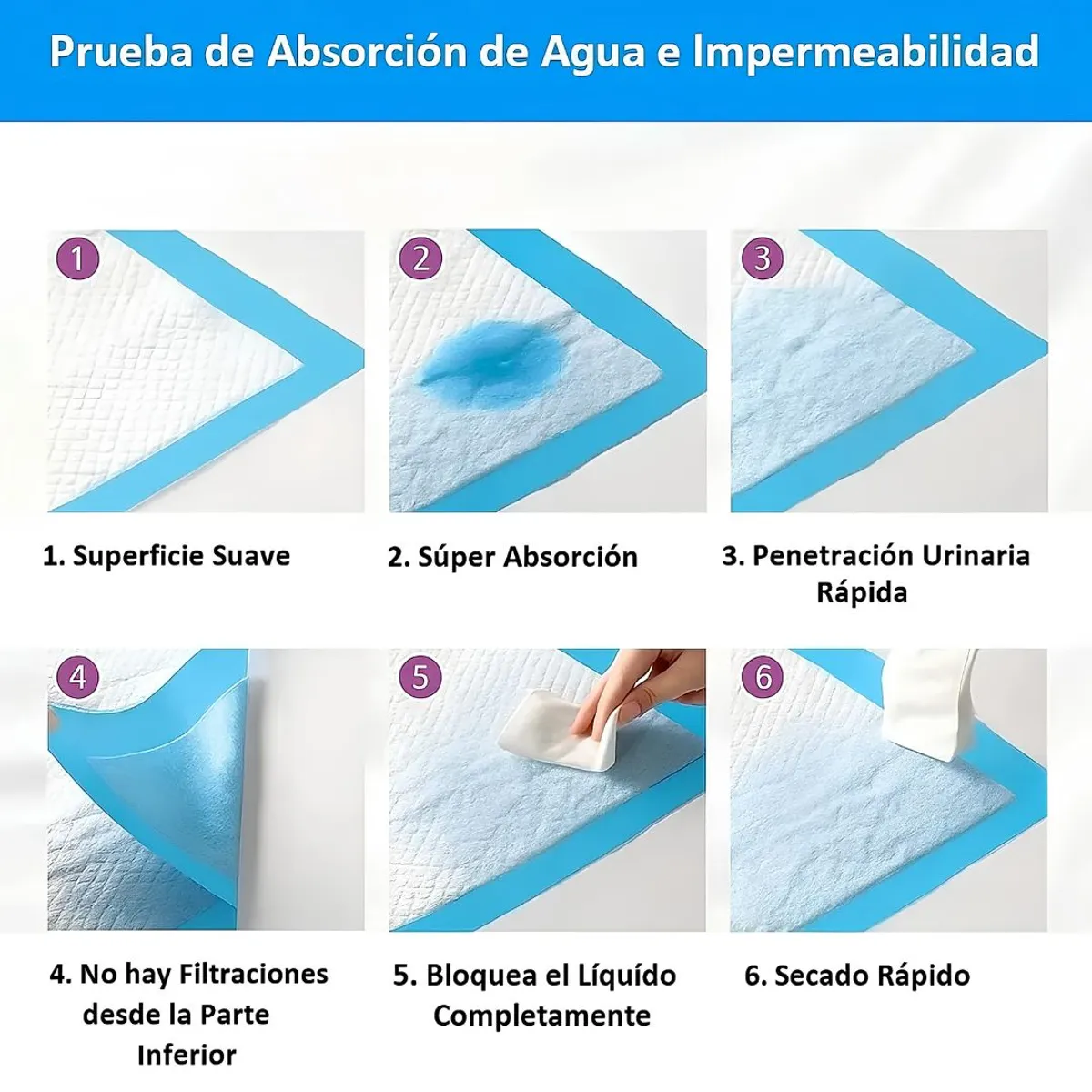 SIXPACK Pañales Desechables de Piso para Entrenamiento de Perros M, marca GENERICO - Foto 2